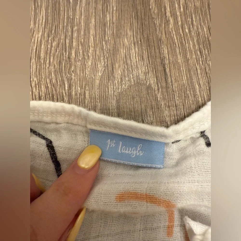 1st Laugh Muslin Baby Sleep Sack Size 6-12 Months Retro Print